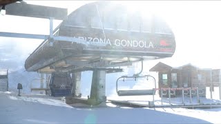 Arizona Snowbowl prepping for ski season with new chairlift [upl. by Zertnom]