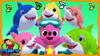 Baby shark songs different versions Pinkfong dance and sing ocean animal songs Educational app [upl. by Syck]