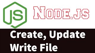 Create update and write some text file in Nodejs  The File System fs module in Nodejs Part 6 [upl. by Catlin645]