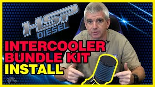 👀 MUST SEE 👀 Wade Install a HSP Diesel Intercooler  Air Intake Kit on a 67L Ford Powerstroke [upl. by Rodenhouse]