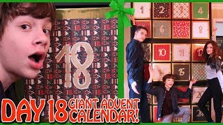 GIANT Advent Calendar Day 18 Christmas Countdown 2017 [upl. by Amer688]