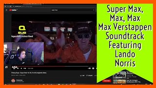 LANDO NORRIS REACTIONS SUPER MAX MAX VERSTAPPEN VICTORIOUS SOUNDTRACK NETHERLANDS PITSTOP BOYS [upl. by Neiht591]