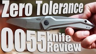 Zero Tolerance 0055 Knife Review A ZT and GTC Gus T Cecchini Collab Yo [upl. by Ateerys470]