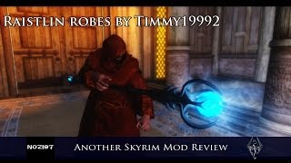 Another Skyrim Mod Review  Raistlin robes by Timmy19992 [upl. by Atekin]