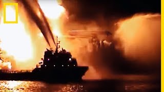 Explosion de la plateforme pétrolière Deepwater Horizon [upl. by Eiramnaej878]