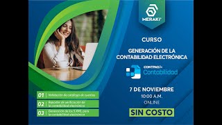 Contpaqi Contabilidad  Generación de la Contabilidad Electrónica [upl. by Ynned]