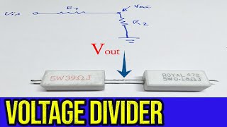 Partitore di Tensione Tutoriale voltage divider elettronica [upl. by Namwob]