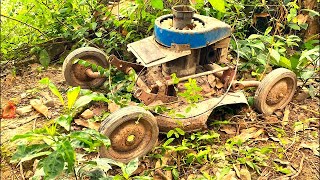 Restoration Industrial Lawn Mowers  Restoring Old Lawn Mowers part 1 [upl. by Nyraf]