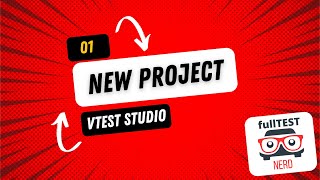 01 Create new project in vTEST Studio [upl. by Annait]