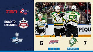 2024 Road to Memorial Cup  London vs Oshawa  Game Three [upl. by Anitak]