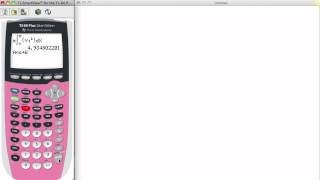 Integrals with TI84 Calculator [upl. by Ewens]