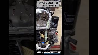 VW Jetta TSI 20 Engine Timing Chain [upl. by Strickman]