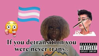 MY UNPOPULAR OPINIONS ON THE DETRANSITIONERS IN THE TRANS COMMUNITY… [upl. by Bromley808]