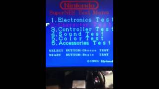 Snes test cartridge [upl. by Brandie]