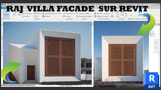 Façade Raj villa sur revit [upl. by Nivrehs663]