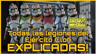 TODAS LAS LEGIONES DEL EJERCITO CLON EXPLICADAS [upl. by Pooh828]