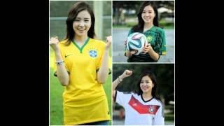 Korean World Cup journalistnew Internet darling [upl. by Ynaffat942]