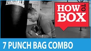 7 Punch Combination for Heavy Bag Boxing Drills [upl. by Meghann]