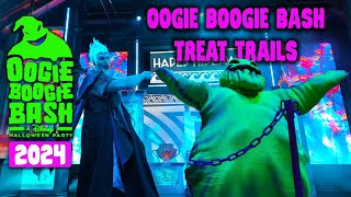 Oogie Boogie Bash 2024  Treat Trails and Talking To Characters 4K [upl. by Ecinerev620]