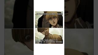 How do you like to watch the anime Dub or sub 😊  funny anime memes [upl. by Yelyah]