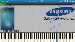 SAMSUNG GALAXY S4 RINGTONES IN SYNTHESIA [upl. by Seymour653]