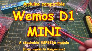 120 Wemos D1 Mini 👍 Intro with shields [upl. by Atig]