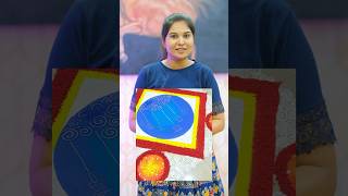 New Rangoli idea by Artist Shikha Sharma 😍 shorts artistshikhasharma rangoli diwali [upl. by Hendry]