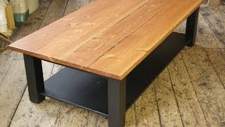 Coffee Table with a Shelf [upl. by Alleras526]