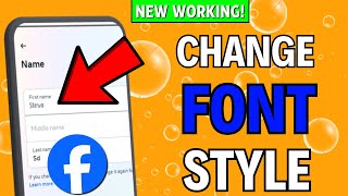 How to Change Facebook Name Font Style 2024 [upl. by Ertnod]