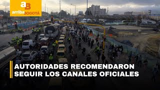 Por paro de taxistas hay afectaciones viales en Autonorte Autosur y calle 80  CityTv [upl. by Hsilgne196]