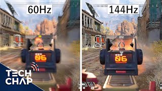 60hz vs 144hz vs 240hz  The TRUTH about High Refresh Monitors  The Tech Chap [upl. by Azal55]