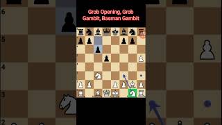 Weird chess openings Grob Opening Grob Gambit Basman Gambit A00 [upl. by Rekab]