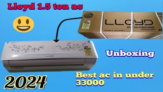 best 15 ton 3 star inverter ac under 33000 for Lloyd  2024  Hemant Techvlogs [upl. by Yklam327]