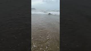 Soothing sea on Polzeath Beach near Wadebridge Cornwall polzeath cornwall cornwalluk beachlife [upl. by Marlo403]