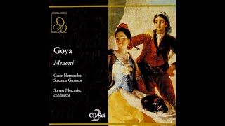 Menotti Goya  Intermezzo atto III  Steven Mercurio Spoleto Festival Orchestra [upl. by Petronilla]