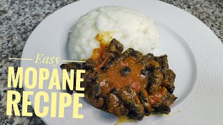 HOW TO COOK MOPANE WORMSMASONJAAMACIMBIMADORA [upl. by Nuaj]