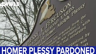 Homer Plessy pardoned 130 years after arrest [upl. by Ahsikrats]