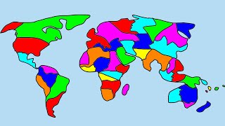 Ruining The World Map in Microsoft Paint [upl. by Aihc]