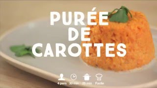 Purée de carottes simplissime  CuisineAZ [upl. by Onaicilef26]