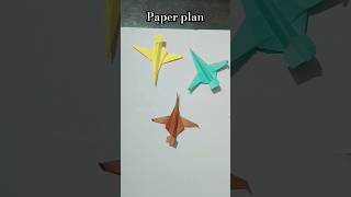 How to make paper flying planorigami paper crafts videoDiy paper toyshortsdiy origami [upl. by Eneryc]