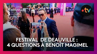 50ᵉ Festival du cinéma américain de Deauville  4 questions à Benoît Magimel [upl. by Eizdnil]