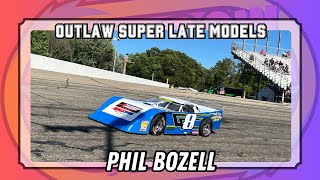 6724  GoPro  Phil Bozell  Marty Jones Memorial Outlaw Late Model Feature  Kalamazoo Speedway [upl. by Yeldah]