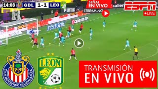 En Vivo Chivas vs León Ver Partido Chivas vs León Apertura 2024 J8 hoy [upl. by Einotna]