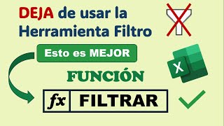 Todo sobre la Función FILTRAR en Excel  ¡TE ENCANTARÁ esta Función [upl. by Ailyt]