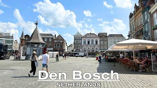 Walking Tour of Den Bosch Netherlands 4K 60fps  Exploring sHertogenbosch on Foot [upl. by Karilla]