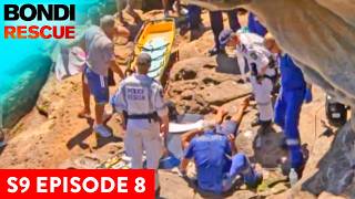 Paramedics Rush to Rope Climbing Disaster  Bondi Rescue Season 9 Episode 8 OFFICIAL UPLOAD [upl. by Jade]