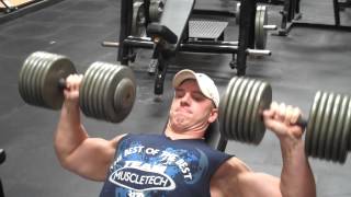 Matt Cena Incline Presses [upl. by Olenka]