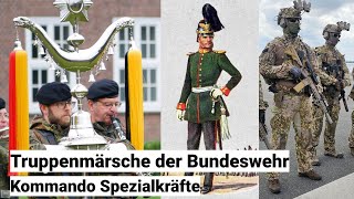 Truppenmärsche der Bundeswehr Kommando Spezialkräfte  KSK und die Tradition der Yorckschen Jäger [upl. by Ajtak812]