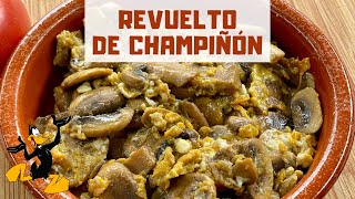 Huevos Revueltos con Champiñones ¡Receta con Champiñón Fresco o de Lata [upl. by Alyakam26]