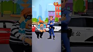 Police Uncle Cartoon 🚨  shorts cartoon youtubeshorts [upl. by Guss]